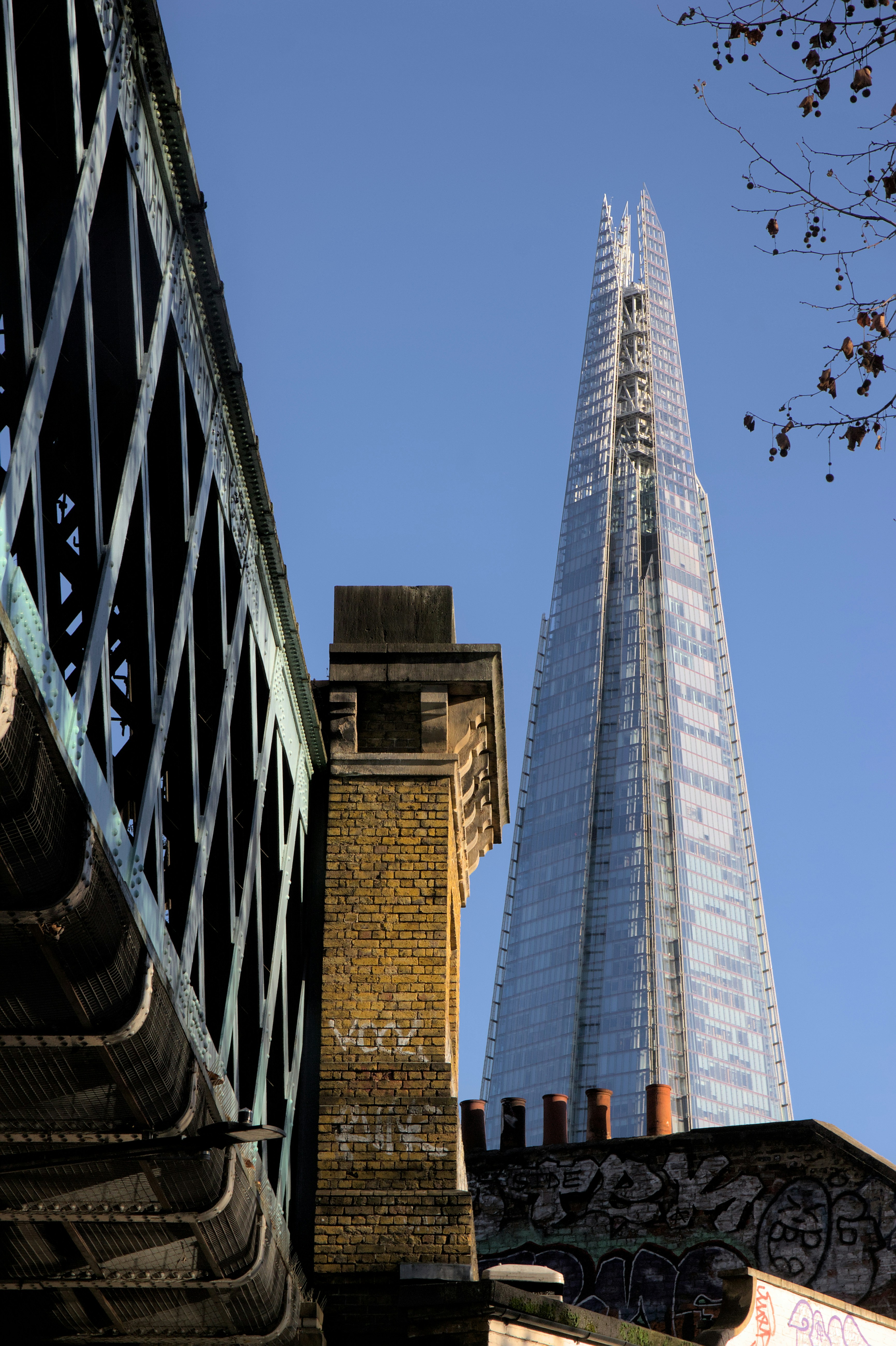 the shard of the building is very tall