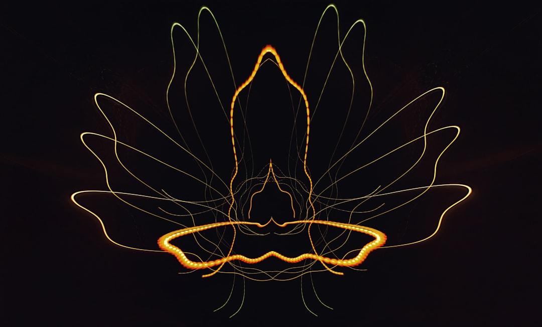 a long exposure photograph of a person