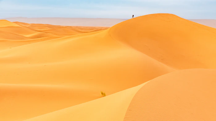 Désert de Merzouga, dunes de l'erg Chebbi