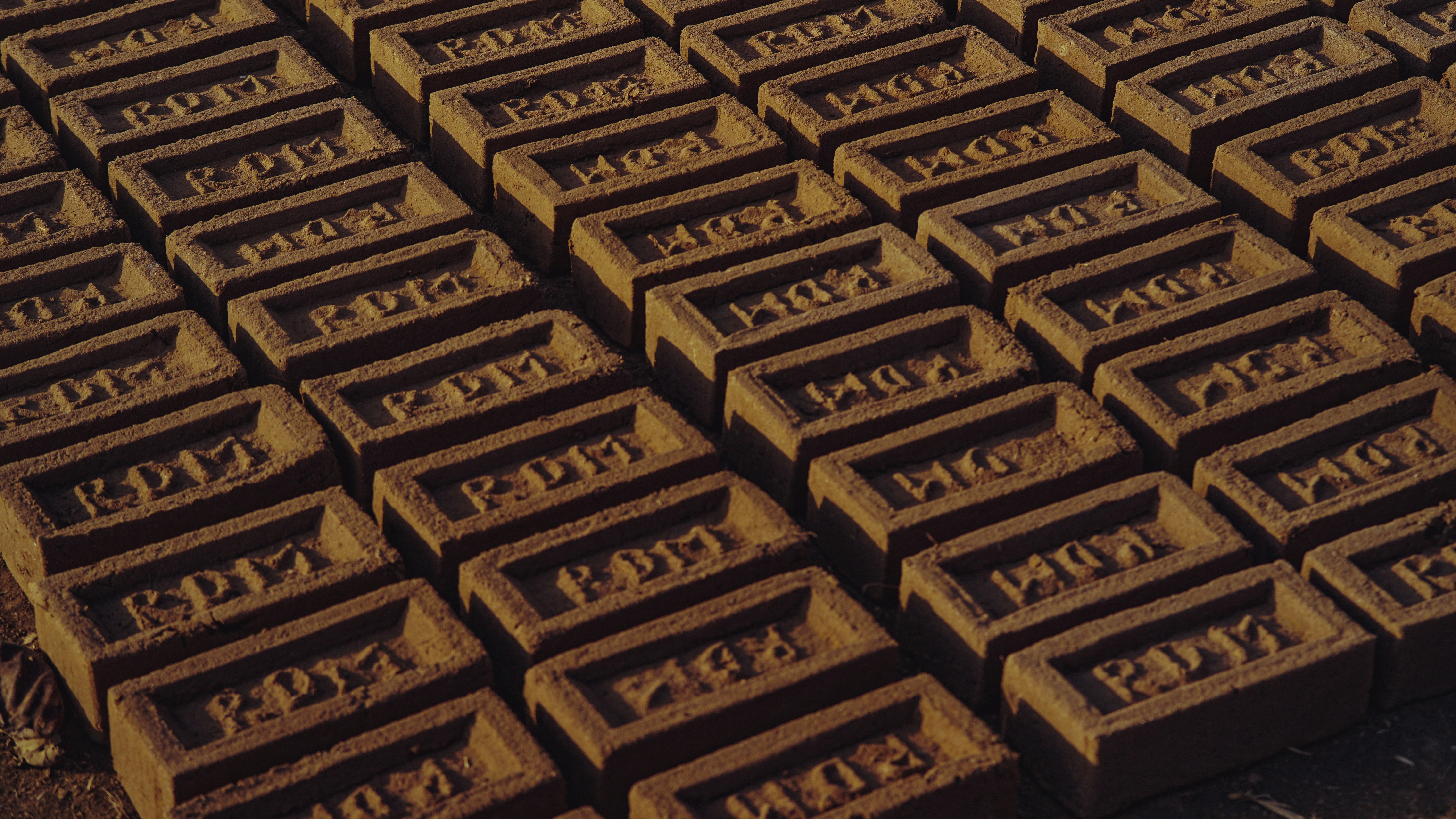 Chocolate bricks pattern