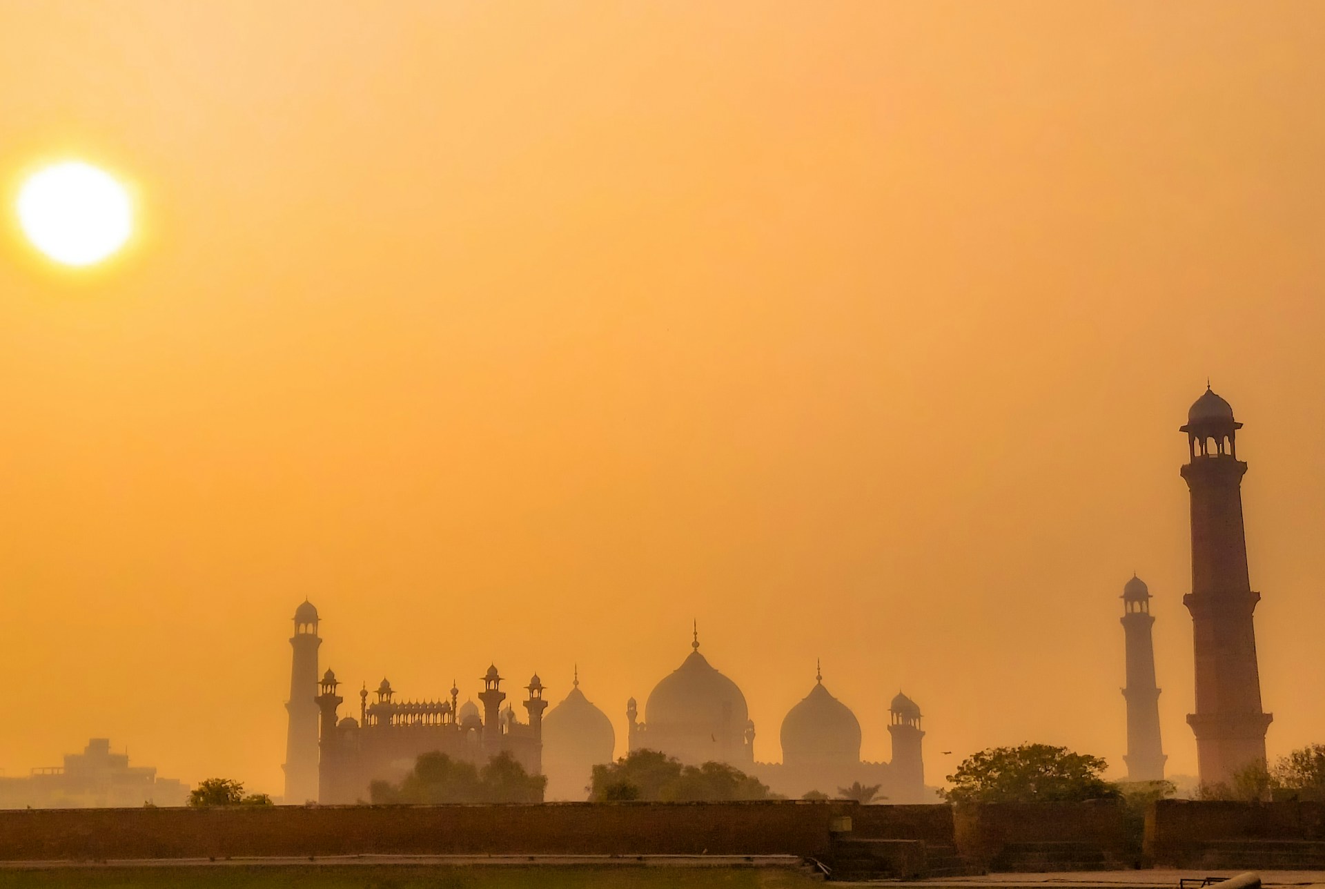 The majestic Hagia Sophia in Istanbul, Turkey, glowing under a warm sunset.