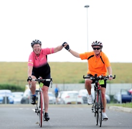a couple of people that are on some bikes