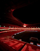 Dynamic shot of stadium lights illuminating a bold sports uniform.