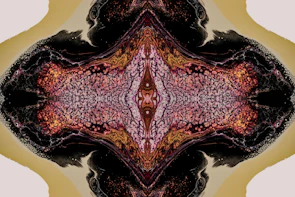 A clean, abstract representation of cosmic patterns underlying existence.