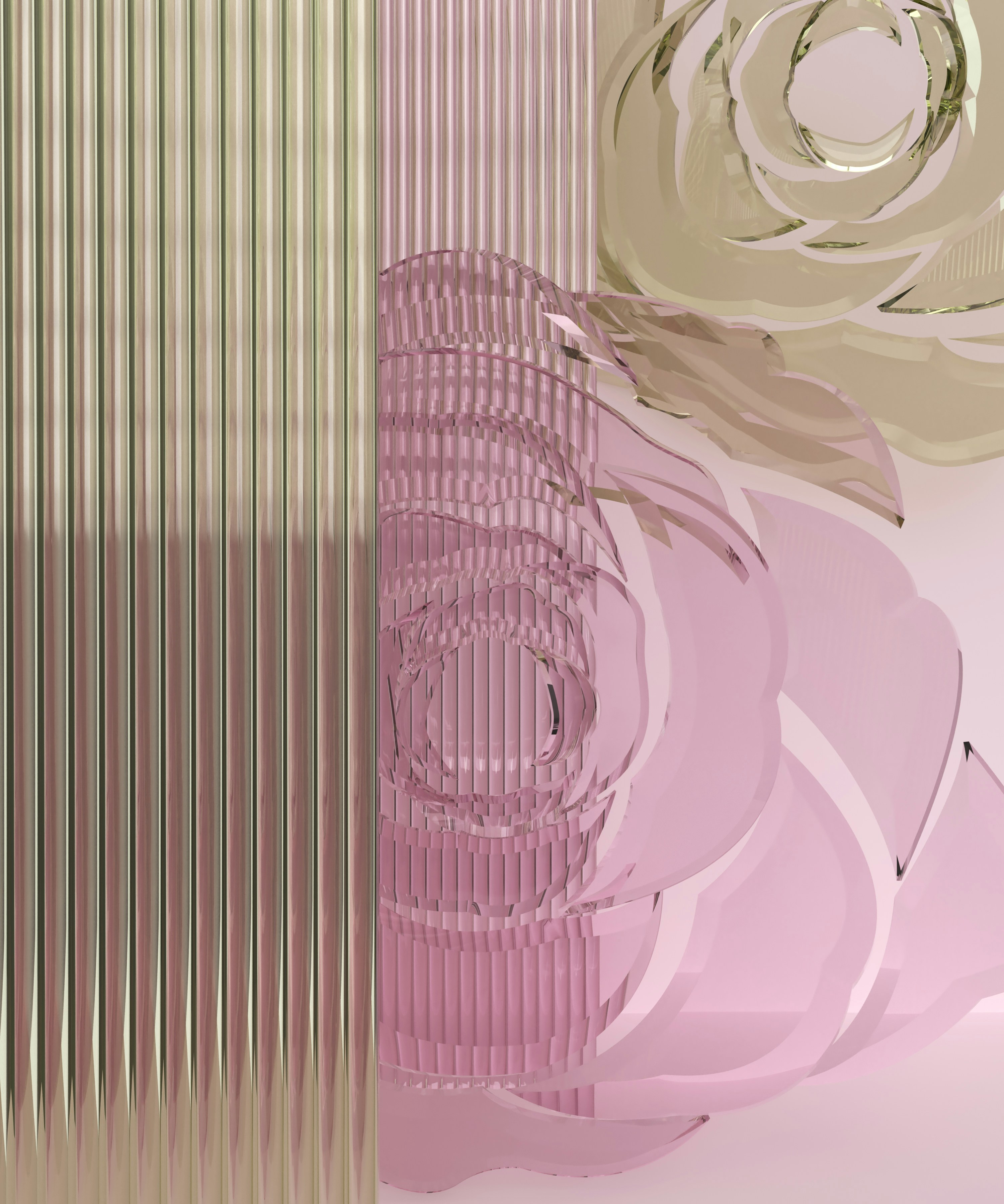 pink glass