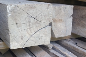 a close up of a piece of wood on a pallet representing manly strength