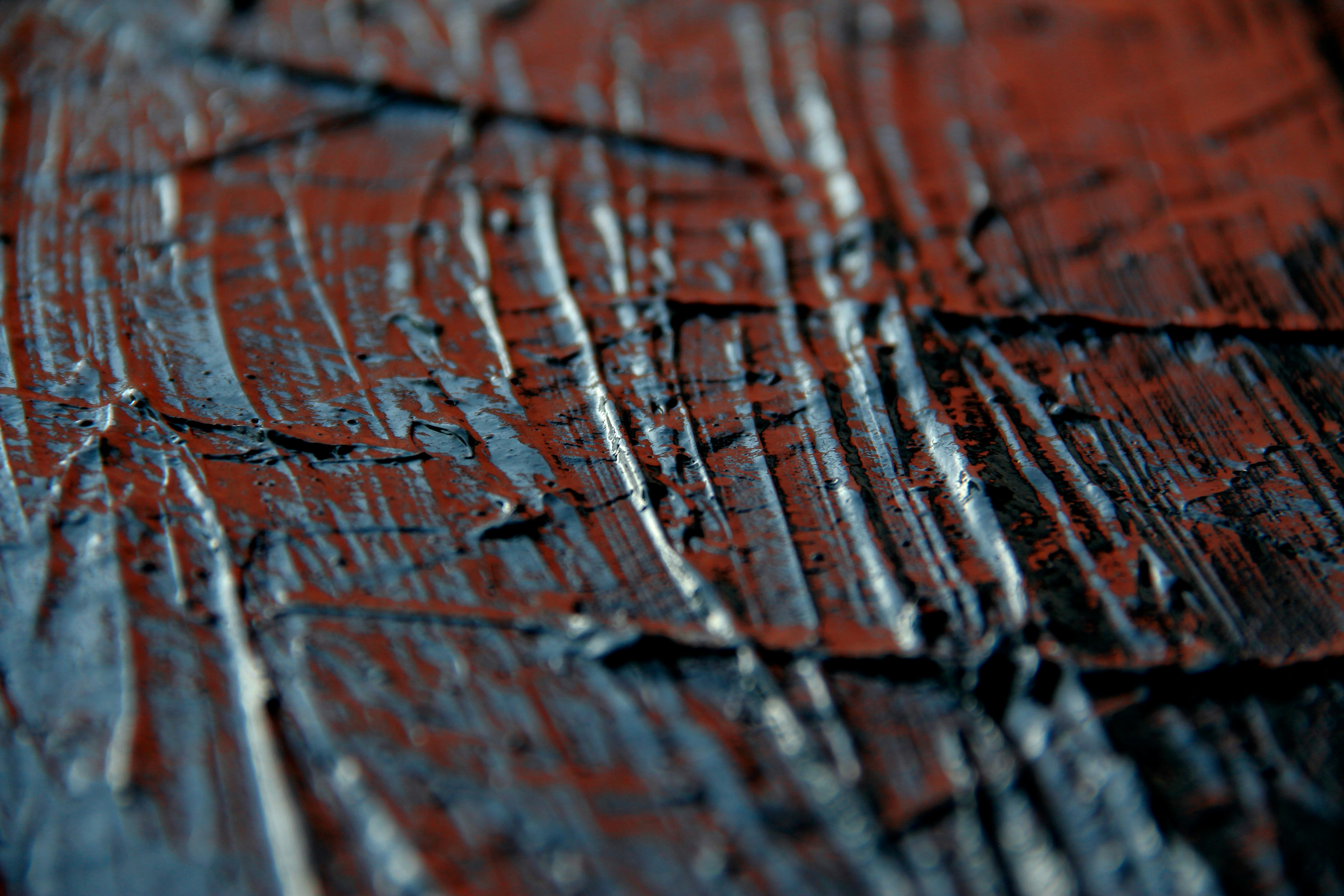 나무 조각의 클로즈업