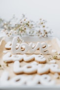 Cookies themed around a guitar for a music lover.
