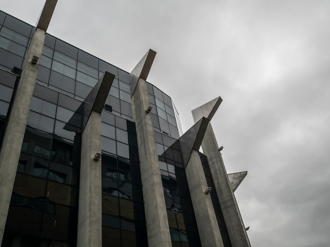 modern office building - commercial real estate survey modern office building - commercial real estate survey