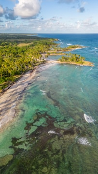 A breathtaking view of a tropical destination.