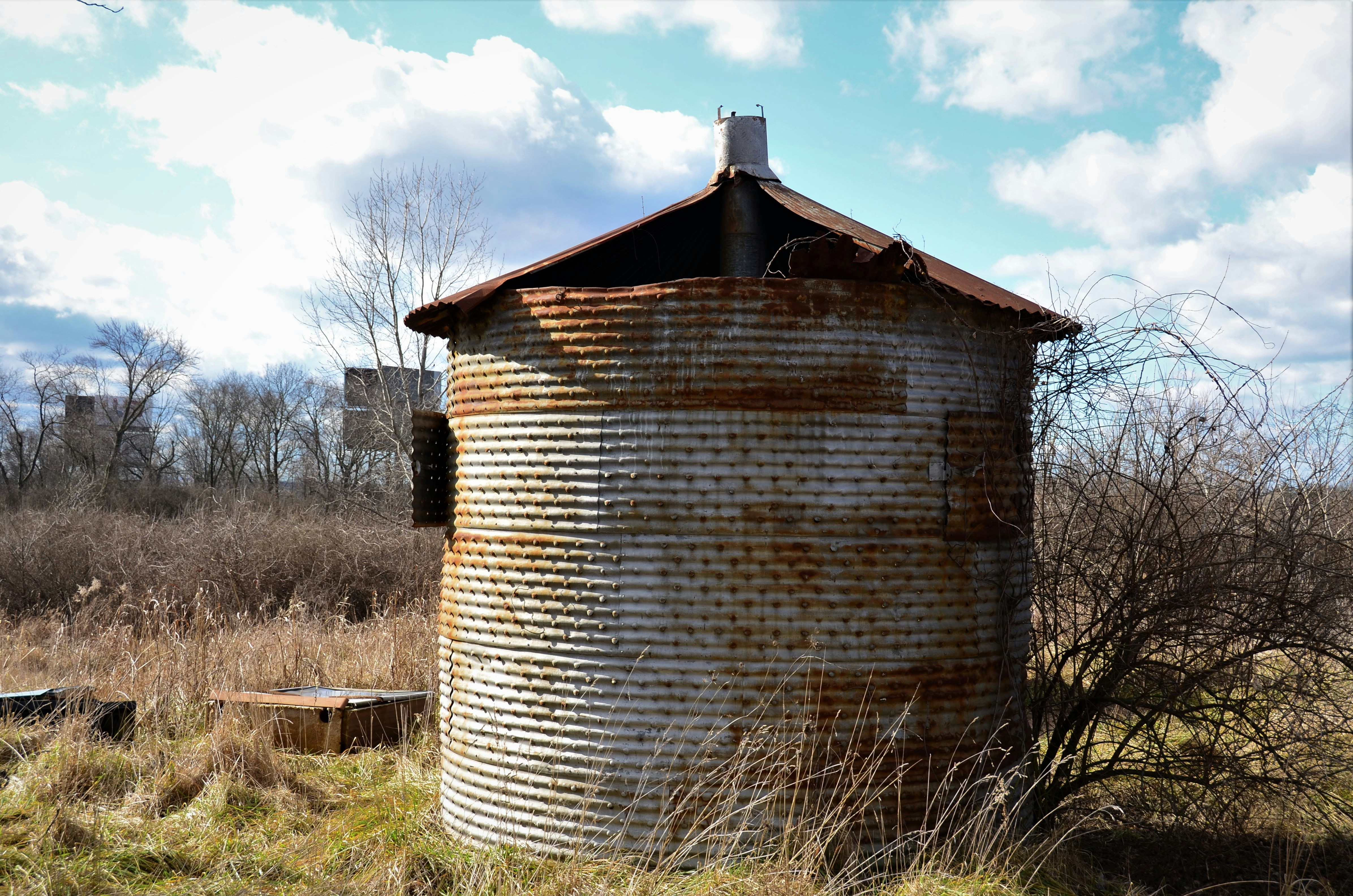 A corroded commercial water tank showing signs of rust and imminent failure - commercial water heater installation in derby