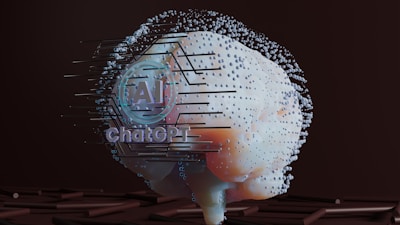 a digital image of a brain with the word change in it