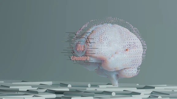 a computer generated image of a human brain