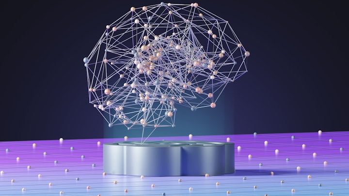 Abstract representation of AI network