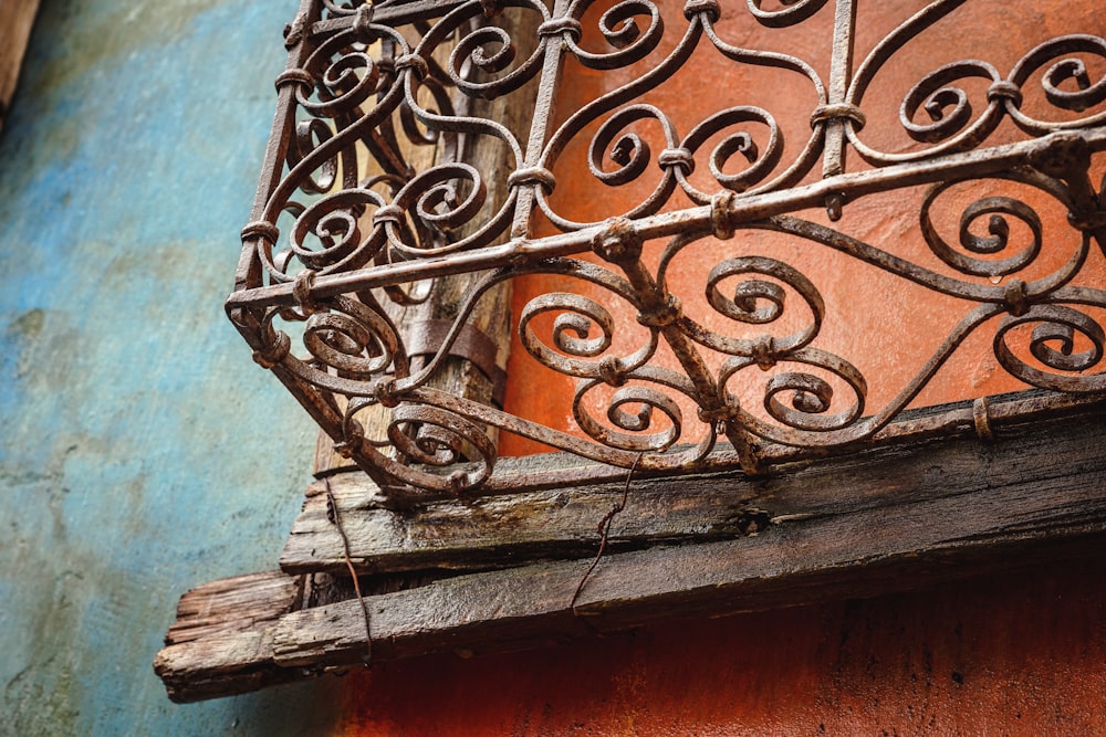 a close up of a window on a building