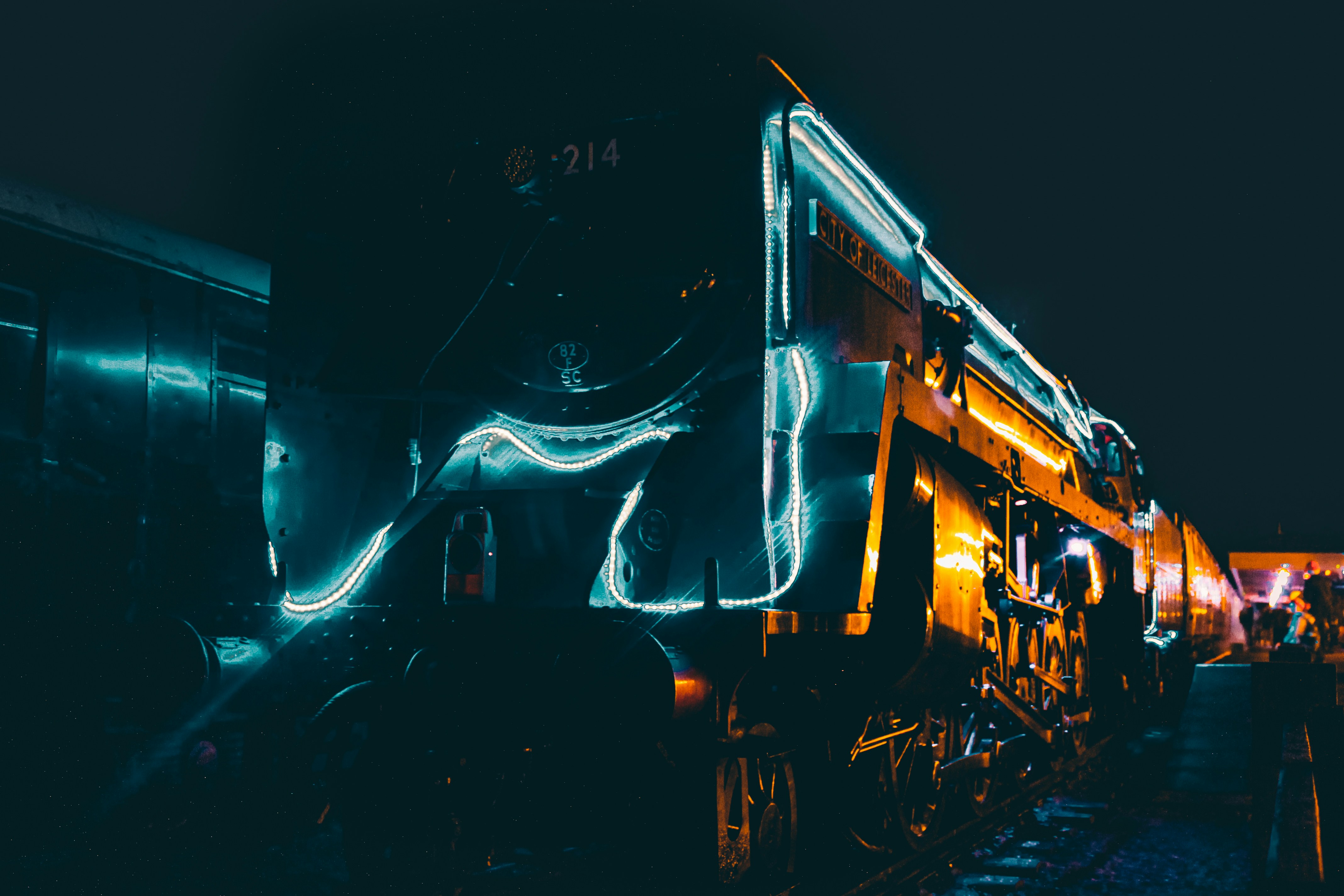 a train that is sitting on a train track