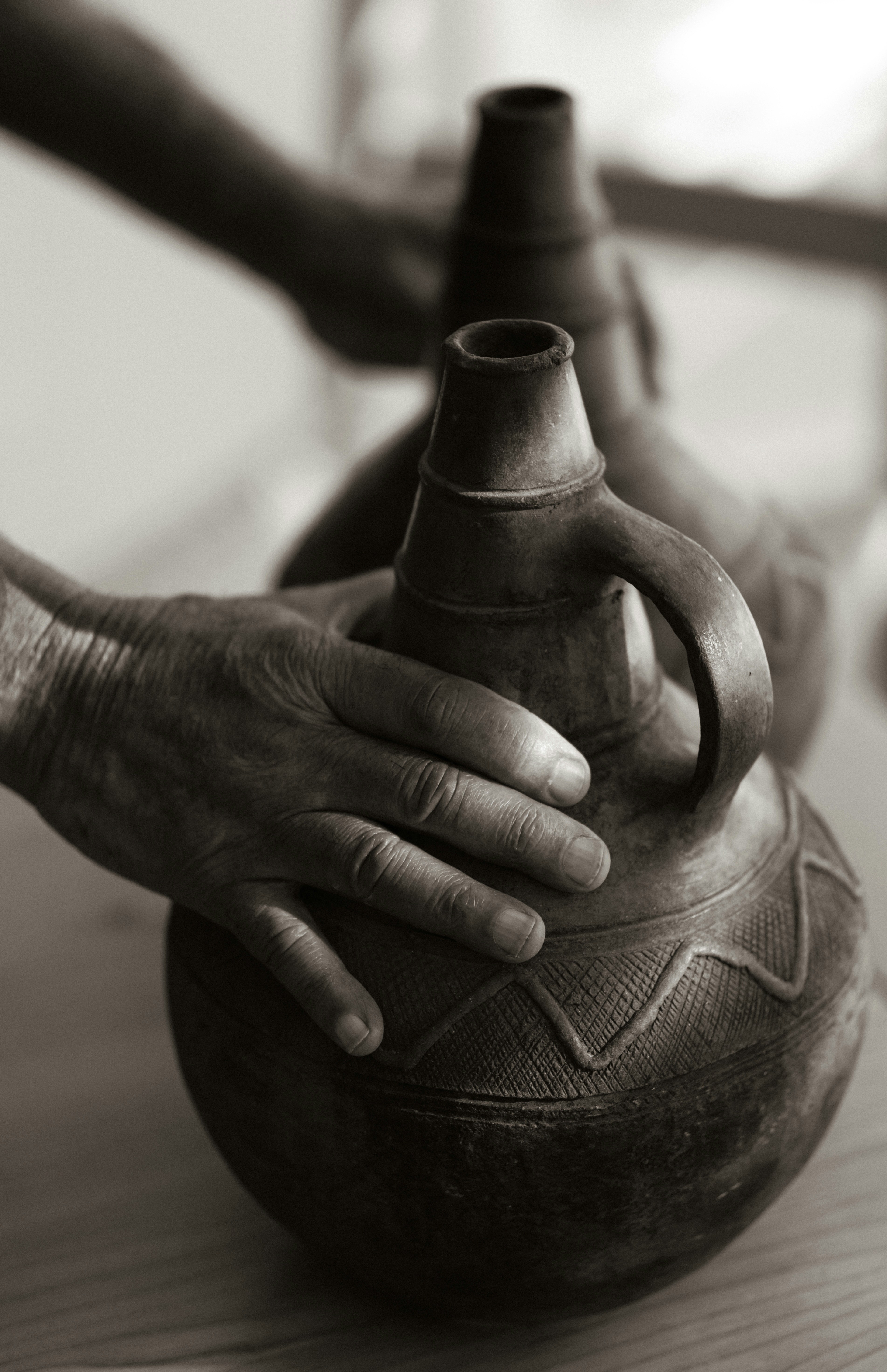 Handcrafted Clay Vase