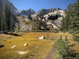 Larry and family hiking in the Colorado mountains during fall.
