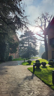 Beautifully landscaped garden paths perfect for morning walks.