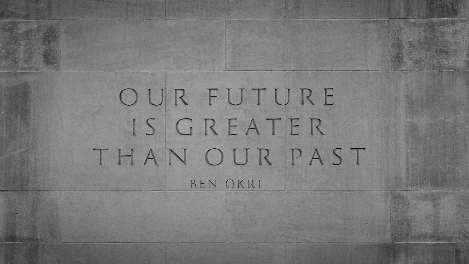 a black and white photo with a quote on it