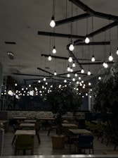 A modern interior showcasing sleek LED bulbs enhancing the ambiance.