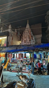 A vibrant street scene from Thailand with colorful markets and smiling locals.