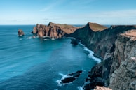 A breathtaking view of the cliffs at Cabo da Roca.
