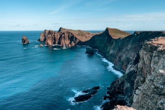 A breathtaking view of the cliffs at Cabo da Roca.