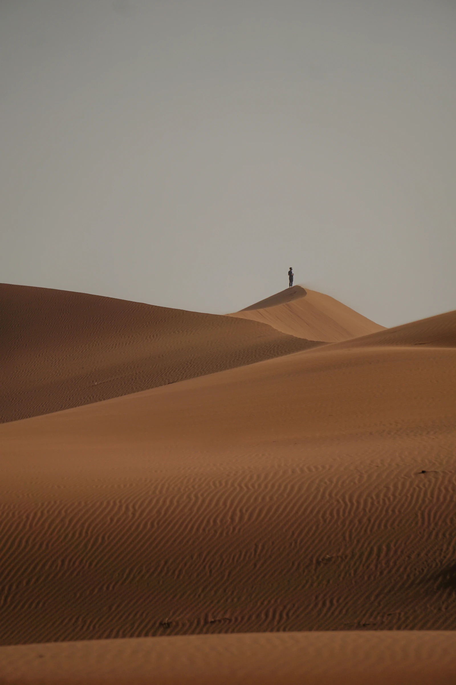 Lone figure on a dune