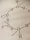 A close-up view of a molecular structure diagram on a page, featuring interconnected atomic symbols, primarily representing oxygen and hydrogen atoms with bonds indicated by lines and dots.