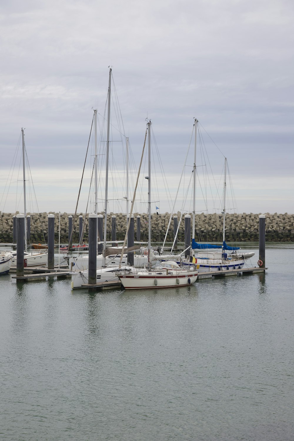 a bunch of boats that are sitting in the water