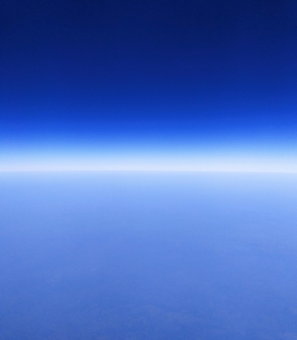 a view of the sky from an airplane