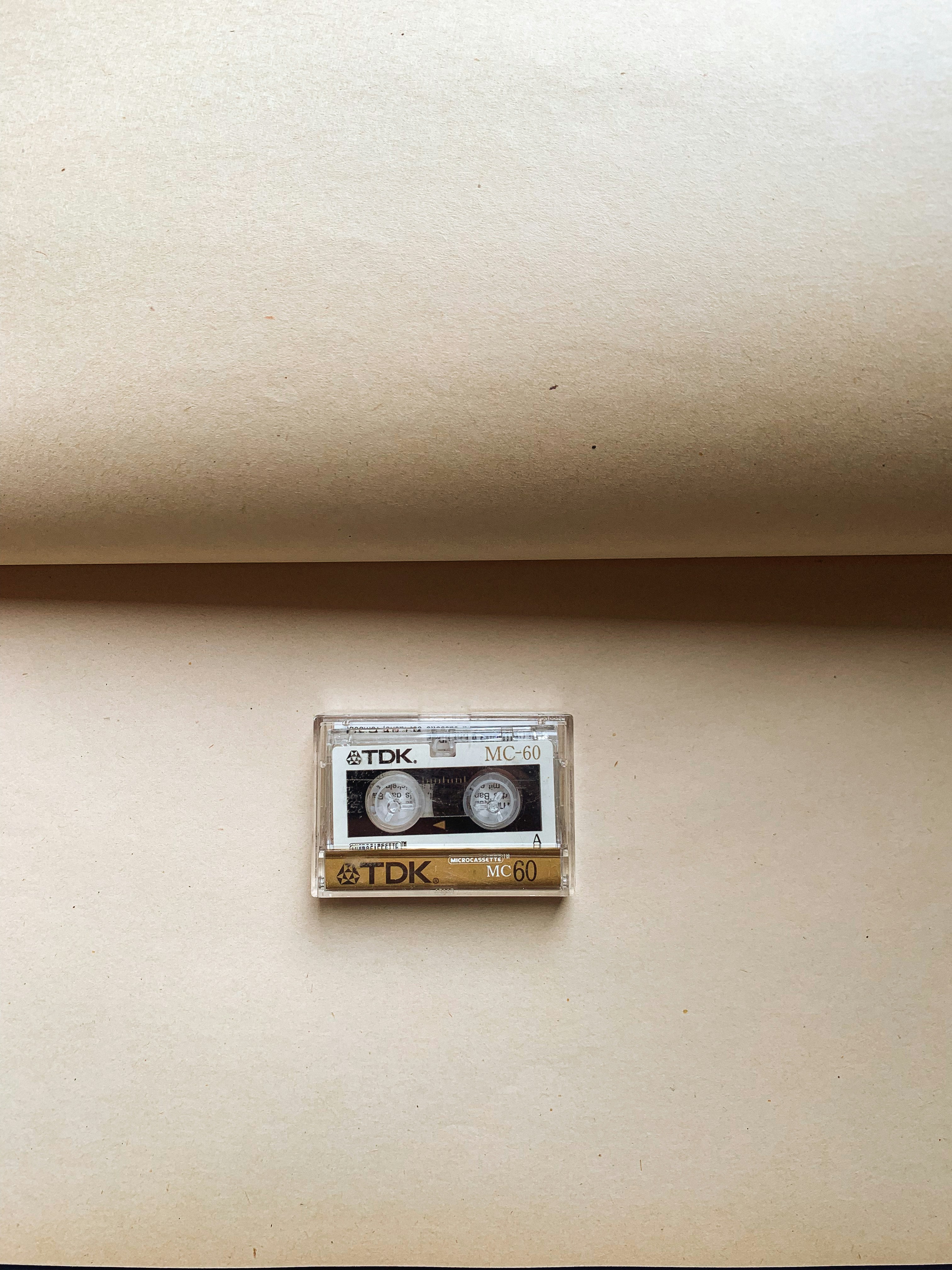 a tape recorder sitting on top of a table