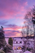 Evening shot of Canopy Hills 2 highlighting the cozy, natural color palette.