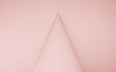 A calm, minimalistic illustration of a construction cone with soft colors.