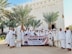 A happy family enjoying their Umrah journey.