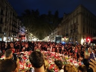Community members gathered around a memorial during a respectful funeral service organized by the charity.