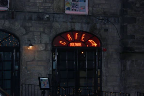 The exterior of Voltara’s Business Bay location with clear signage and a welcoming entrance.