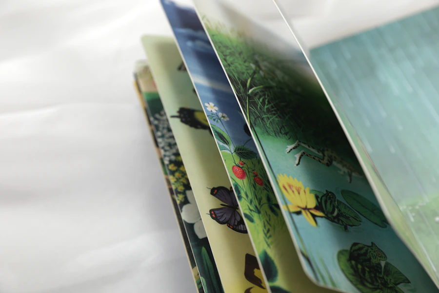 Libros infantiles de colores para la estantería