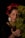 a woman with a wreath of flowers on her head