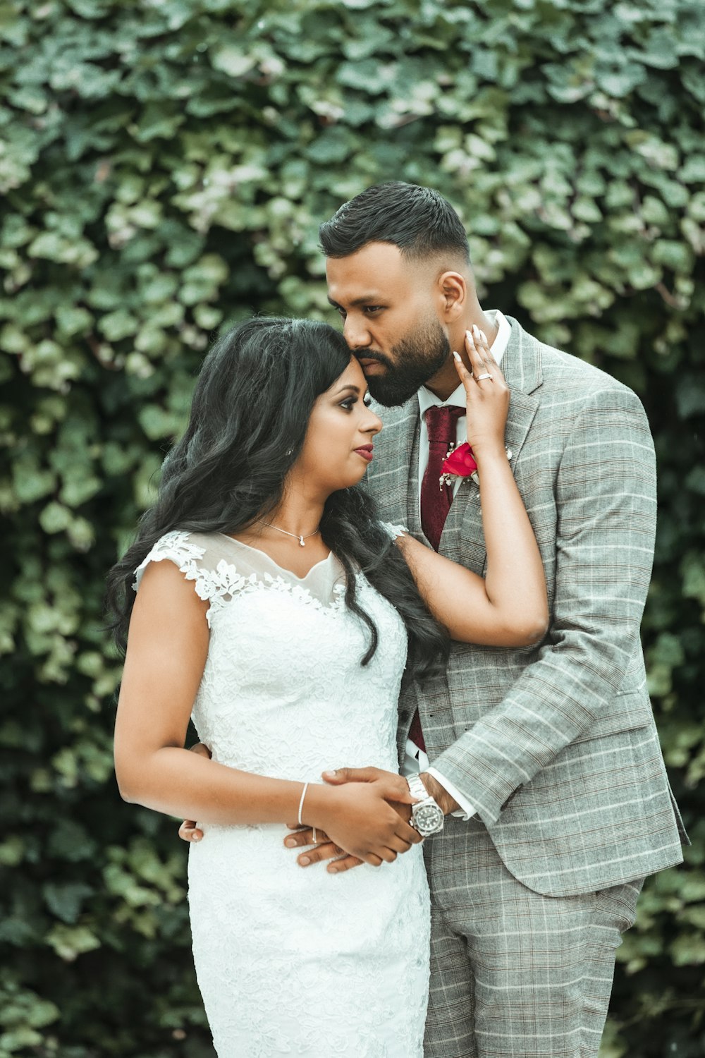 a man and a woman standing next to each other