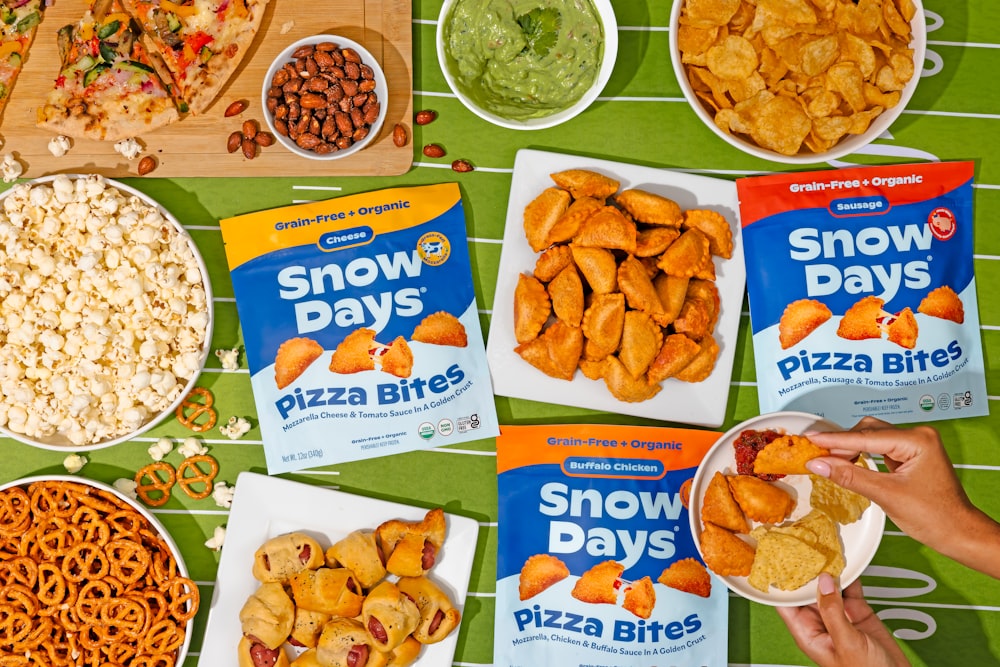 a table topped with lots of different types of food