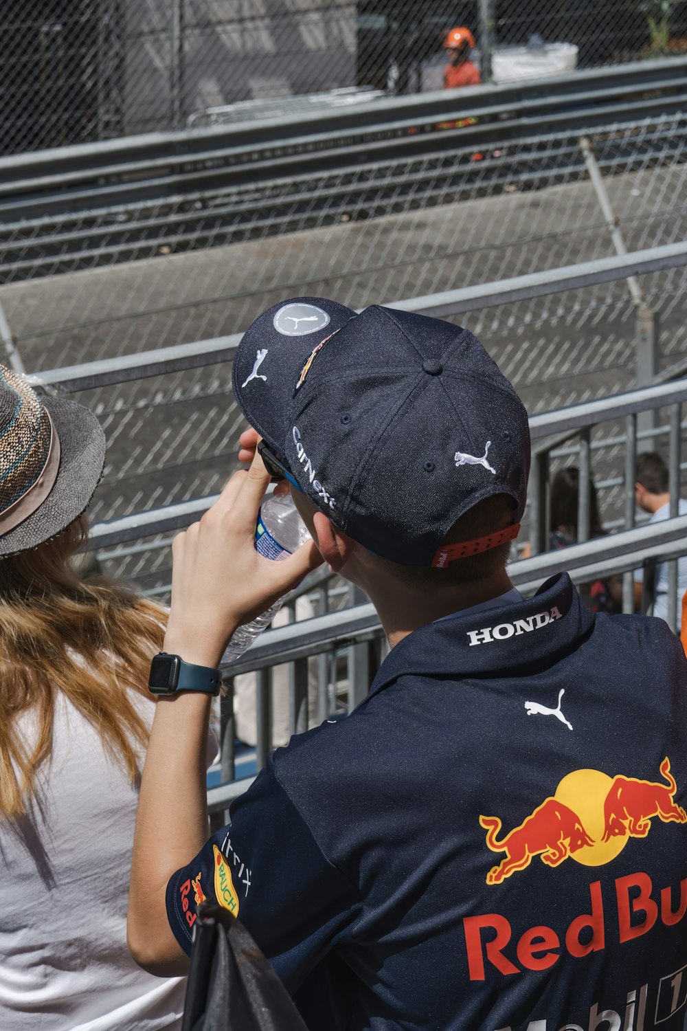 a man and a woman standing next to each other