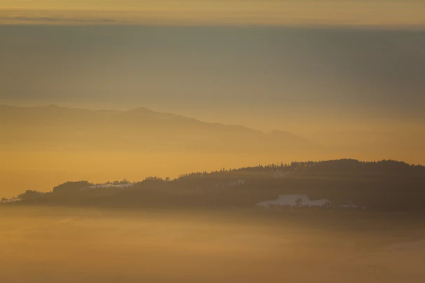 A serene landscape with muted colors and a calm, contemplative mood.