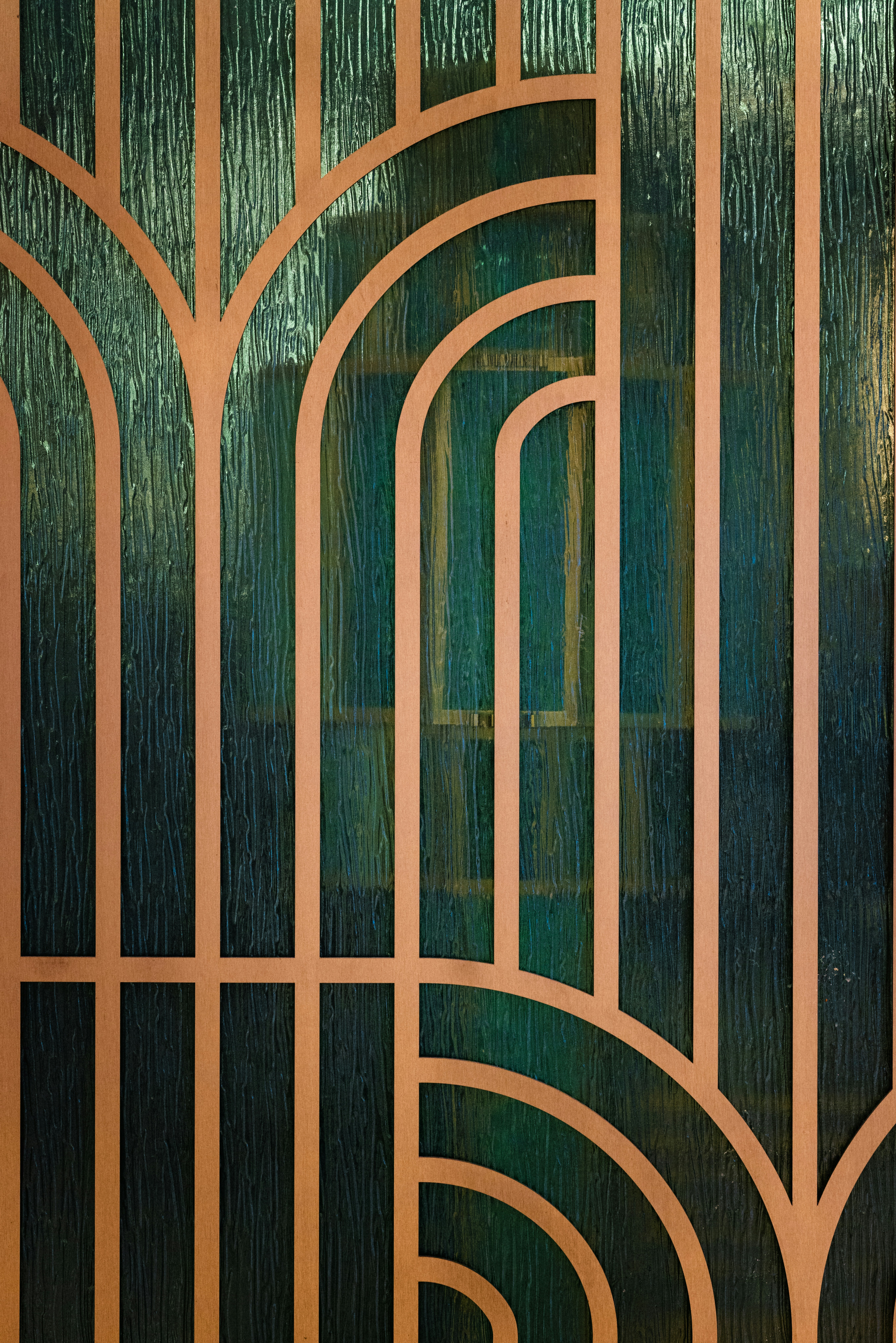 art deco wallpaper hallway, wallpaper, Luxury Art Deco Blinds for Hallway 3