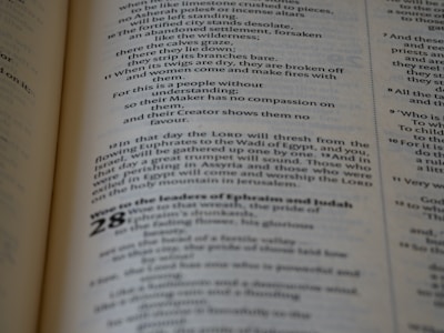 Close-up of a scientific journal article being carefully edited.