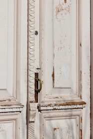 A before-and-after shot showing a worn-out door transformed into a smooth, perfectly functioning entryway.