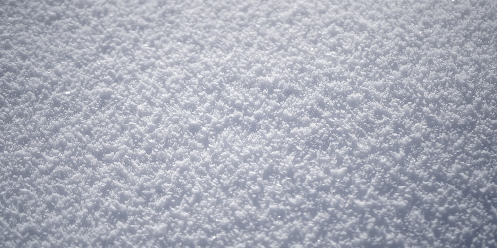 a close up of a snow covered surface
