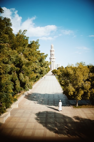 A serene desert path symbolizing the spiritual journey in Islam.