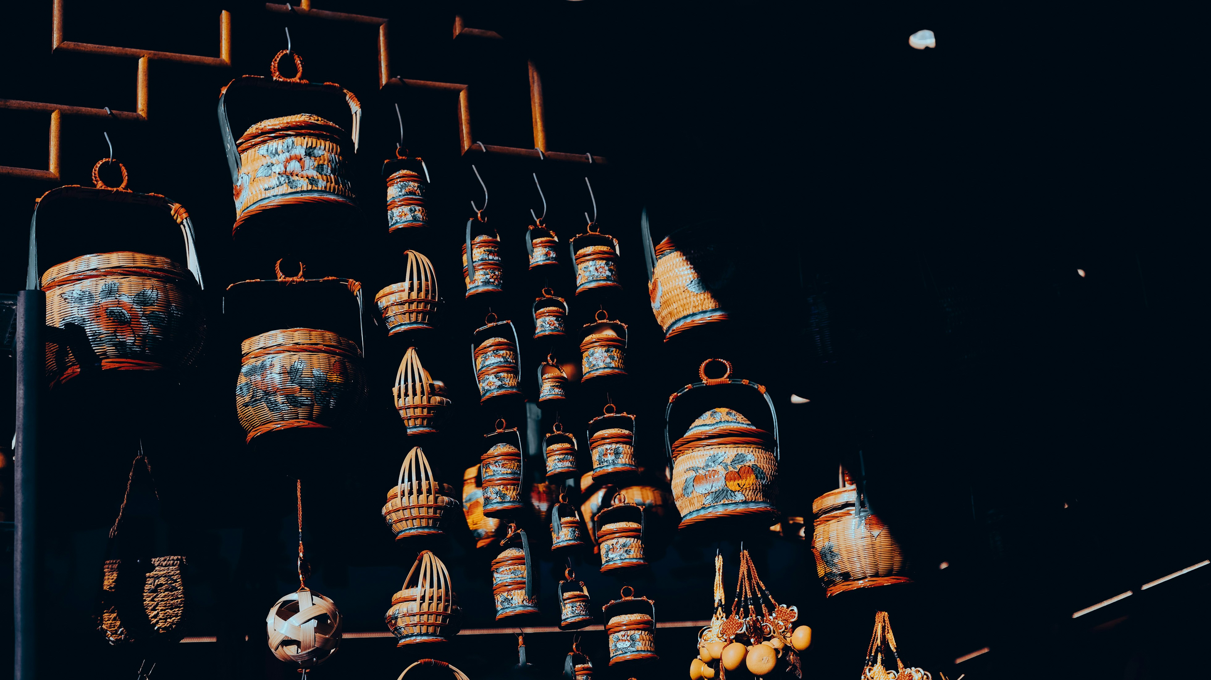 Handcrafted Bamboo Baskets Collection